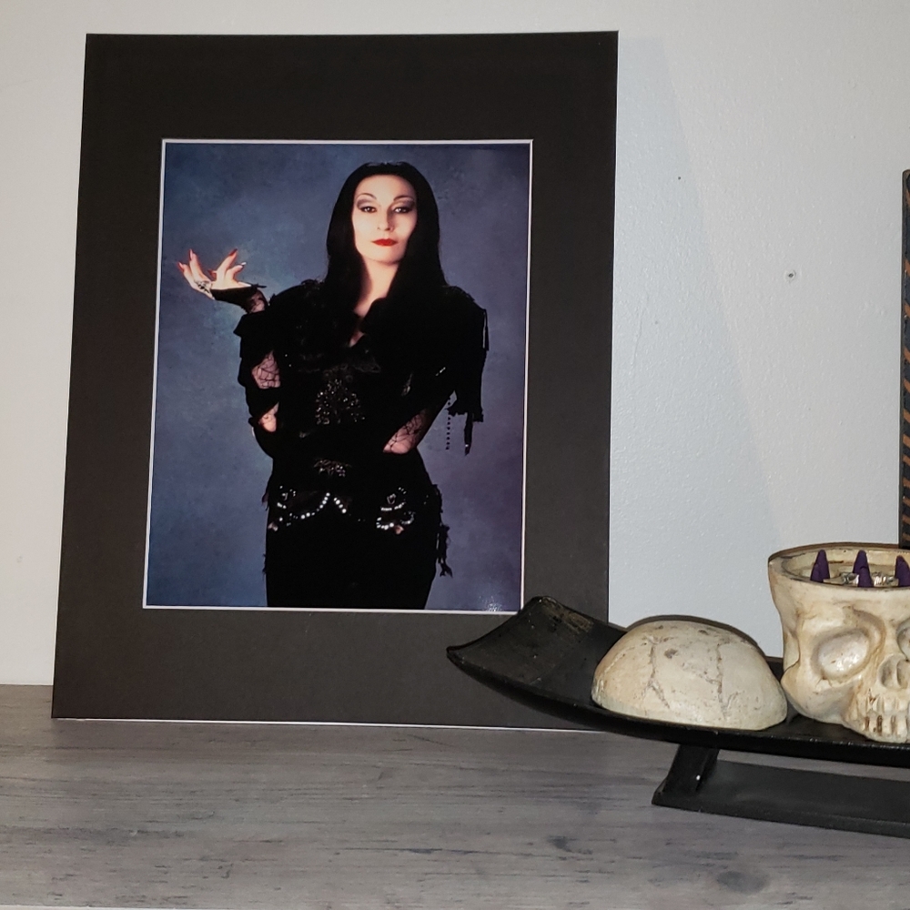 Morticia Addams 8x11 matted print